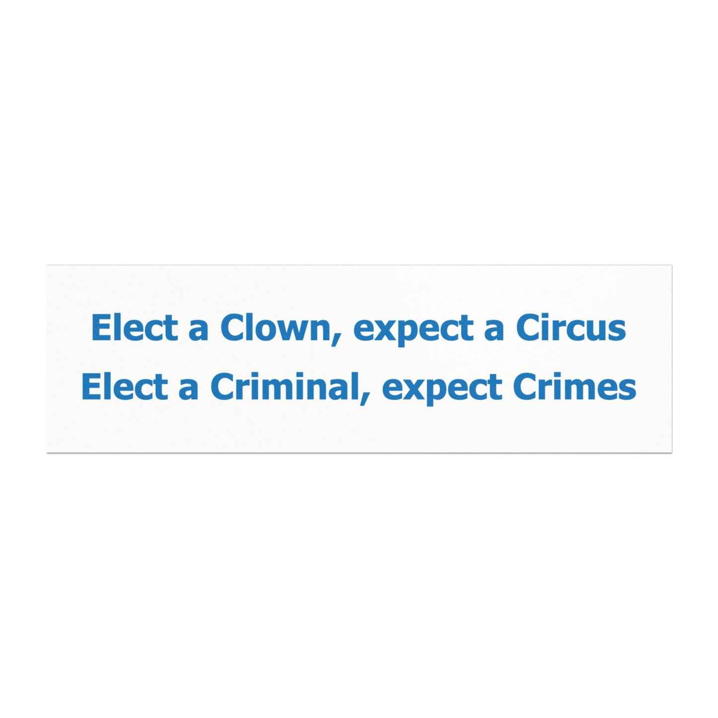 Clown Criminal Car Magnet