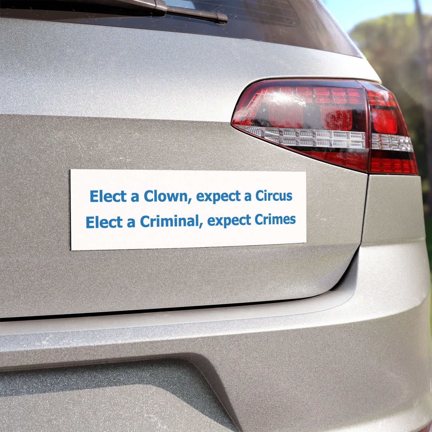 Clown Criminal Car Magnet