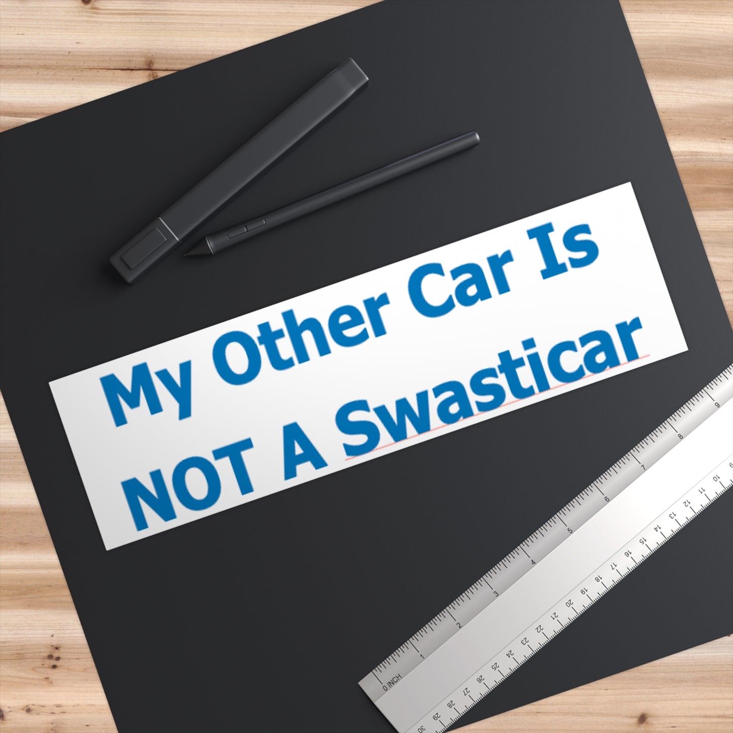 My Other Car Isn't a Swasticar Bumper Stickers